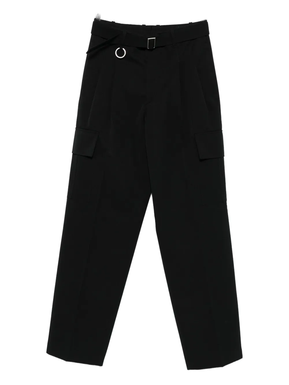 Etudes Studio Belted Cargo Trousers In Black