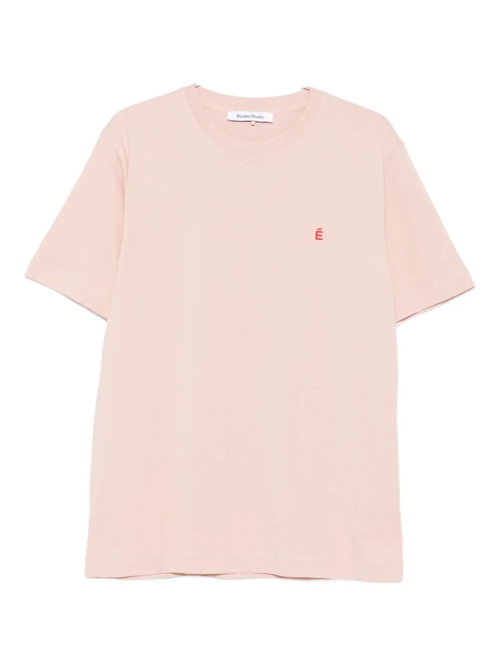 Etudes Studio É Embroidered-logo T-shirt In Pink