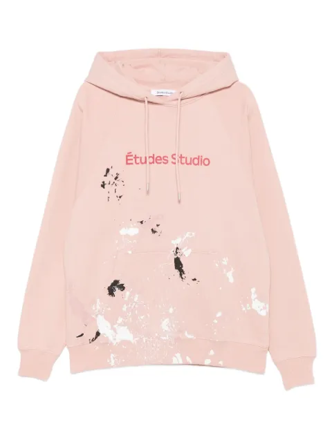 Études Studio paint-splatter logo hoodie