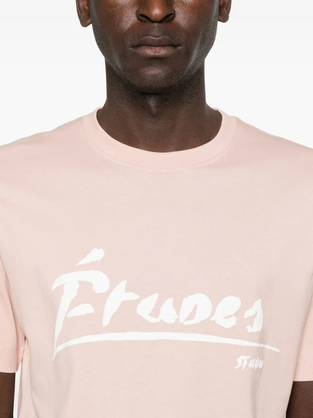 Etudes Studio The Regular Signed Organic Cotton T-shirt In Pink