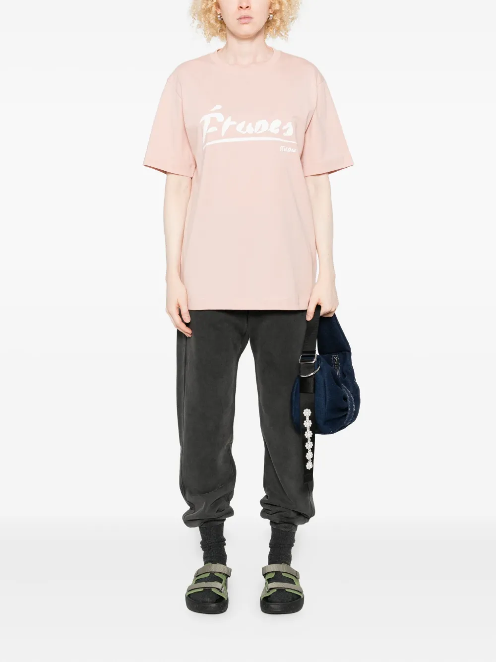 Etudes Studio The Regular Signed Organic Cotton T-shirt In Pink