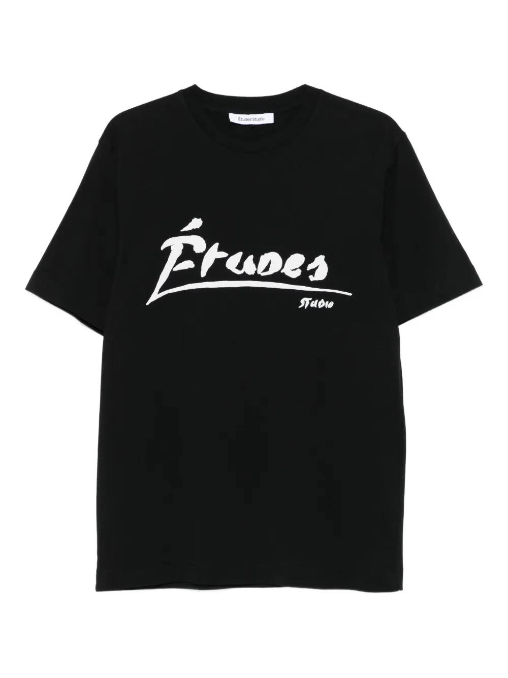 Études Studio logo-print organic cotton T-shirt | Black | Image 1