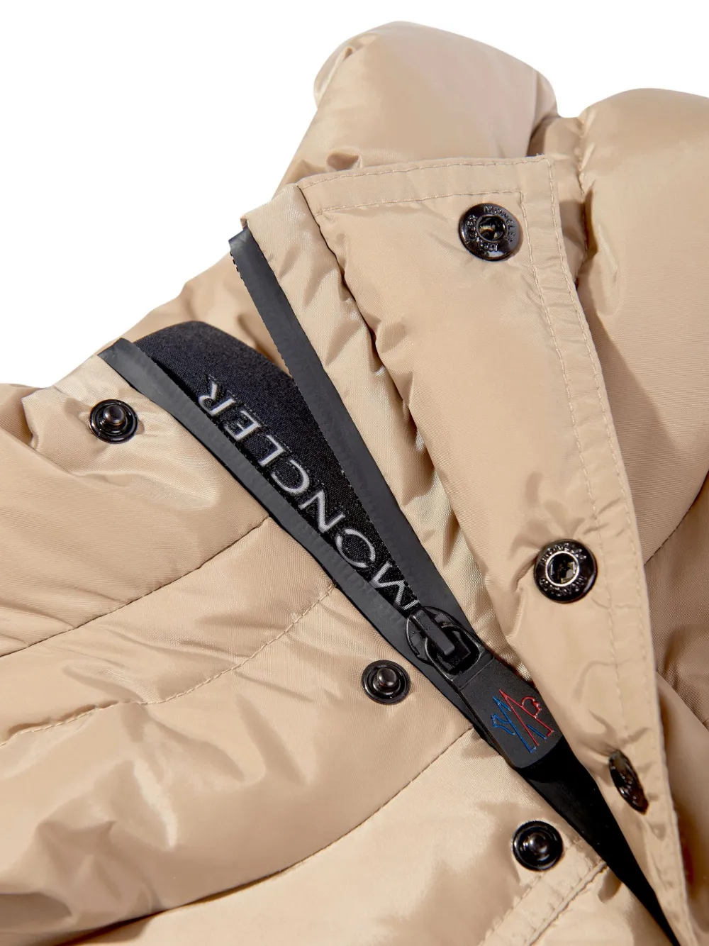 MONCLER GRENOBLE KIDS Jack met capuchon Beige