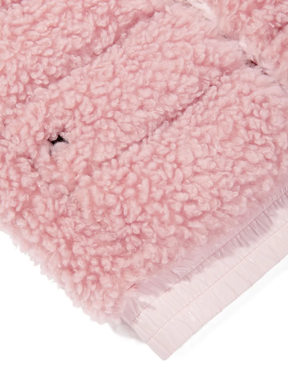 MONCLER GRENOBLE KIDS Bodywarmer met teddy-effect Roze