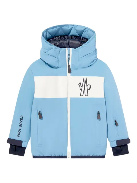 MONCLER GRENOBLE KIDS logo panelled padded jacket
