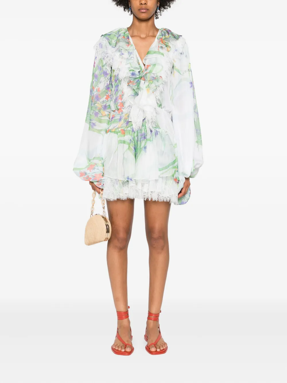 MIAU by Clara Rotescu floral-print mini dress | Day Dresses | Image 2