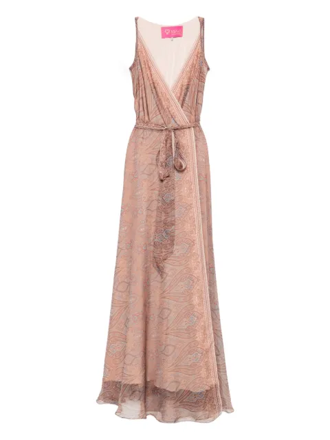 MIAU by Clara Rotescu paisley-print maxi dress