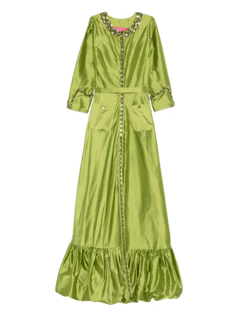 MIAU by Clara Rotescu Nairobi crystal-embellishment maxi dress