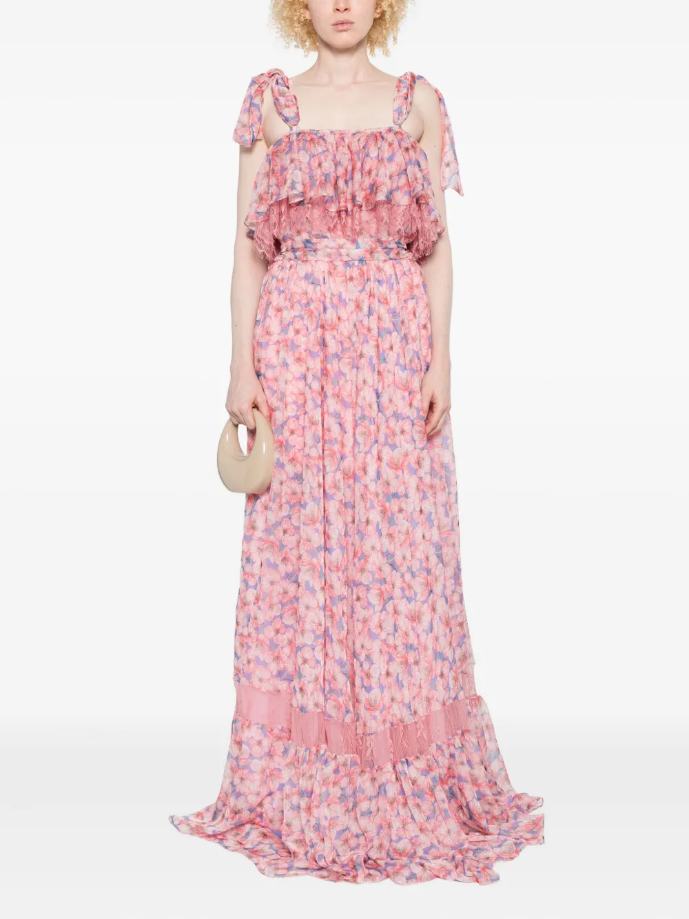 MIAU by Clara Rotescu ruffled floral-print dress | Day Dresses | Image 2