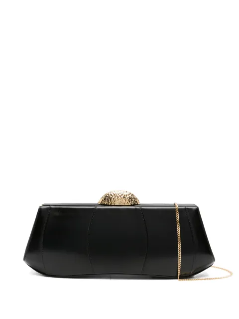 Giuseppe Zanotti Eve hammered-dome clasp clutch bag