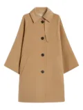 Weekend Max Mara RUFO single-breasted wool coat - Brown