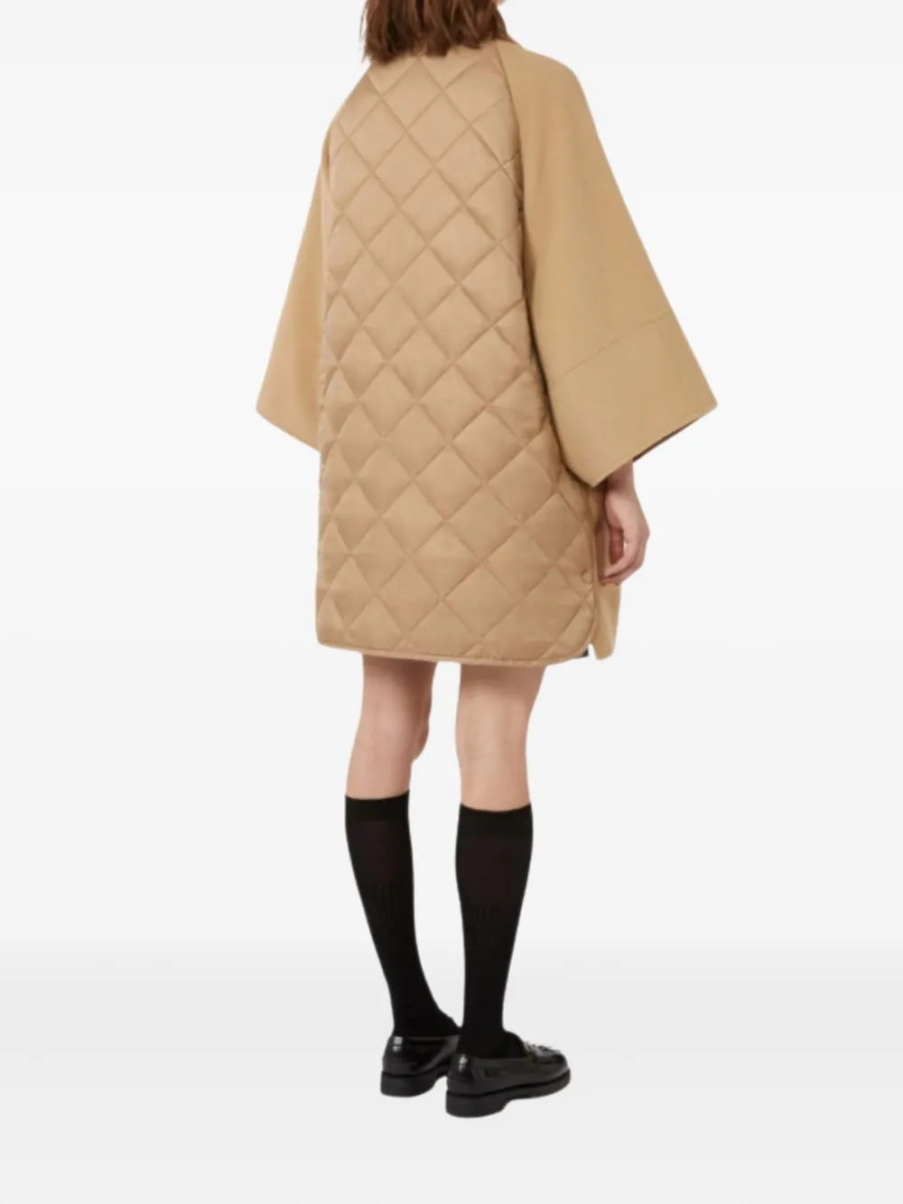 Weekend Max Mara Rufo Single-breasted Wool Coat In Burgundy