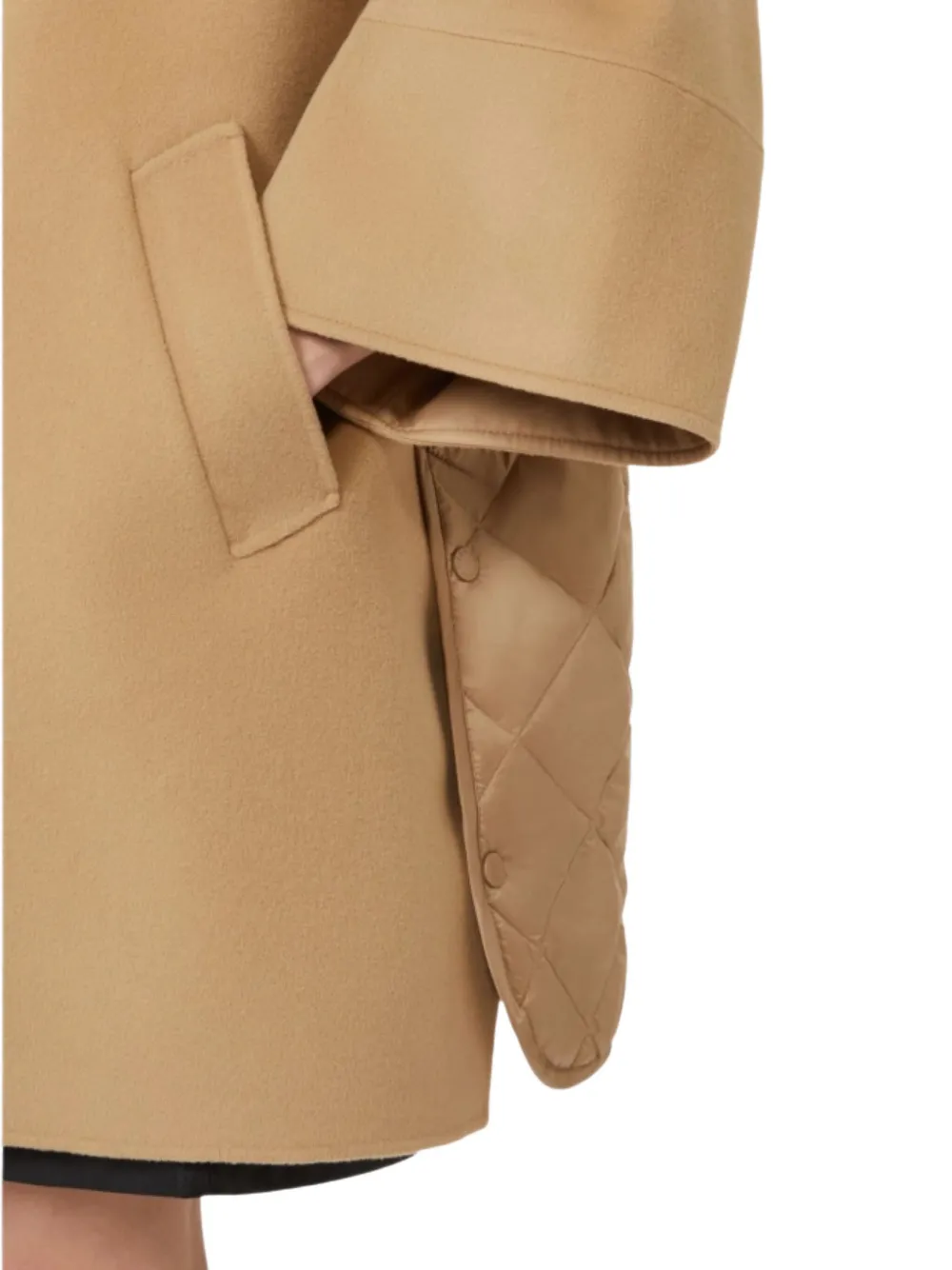 Weekend Max Mara Rufo Single-breasted Wool Coat In Burgundy