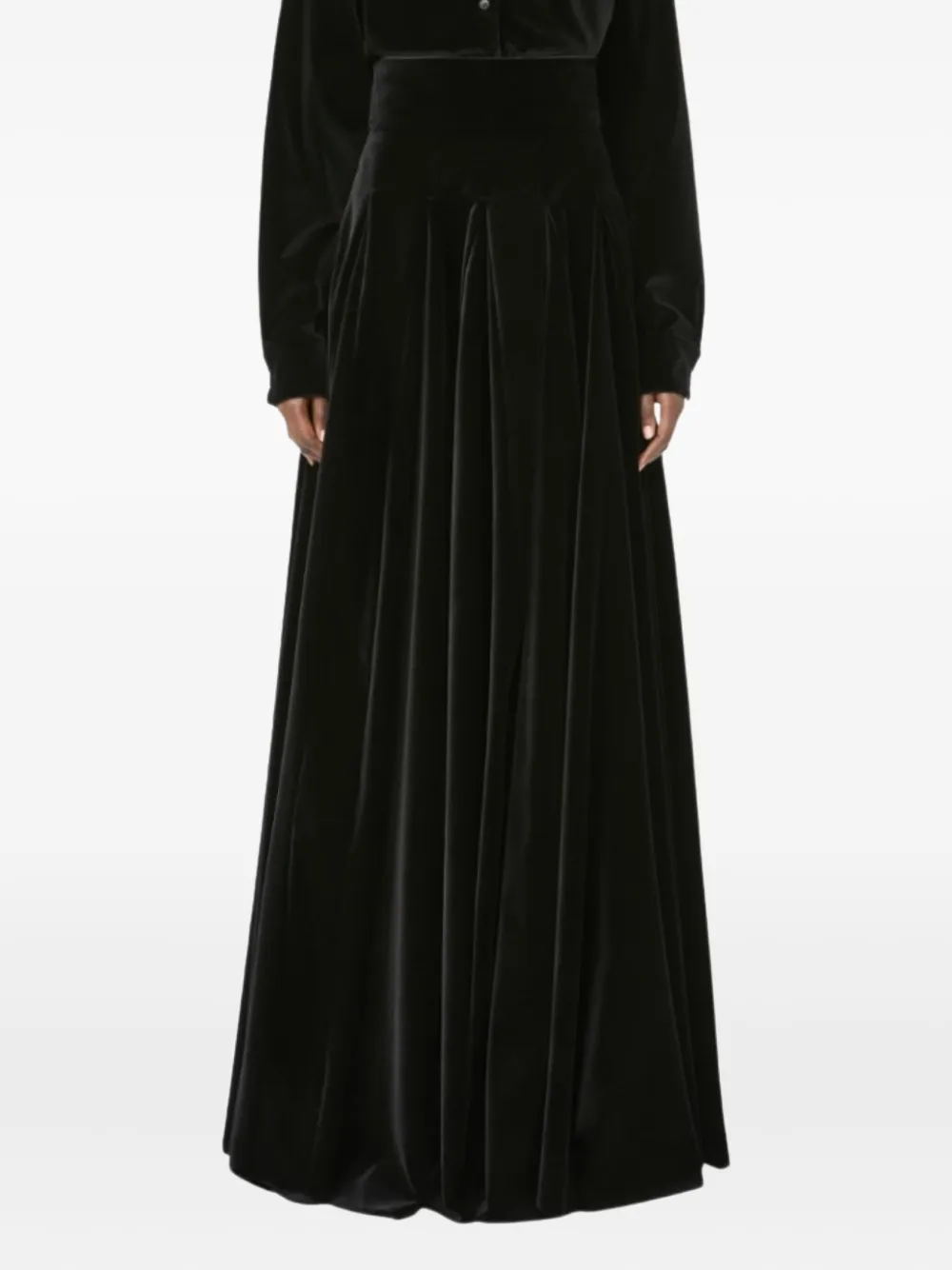 Max Mara Bartolo pleated velvet skirt | Pleated Skirts | Image 2
