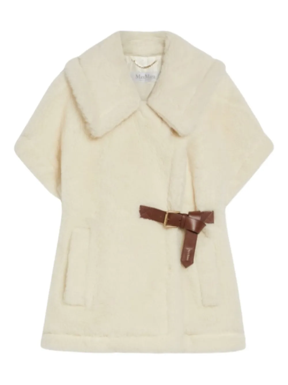 Max Mara belted short-sleeved gilet | Neutrals | Image 1