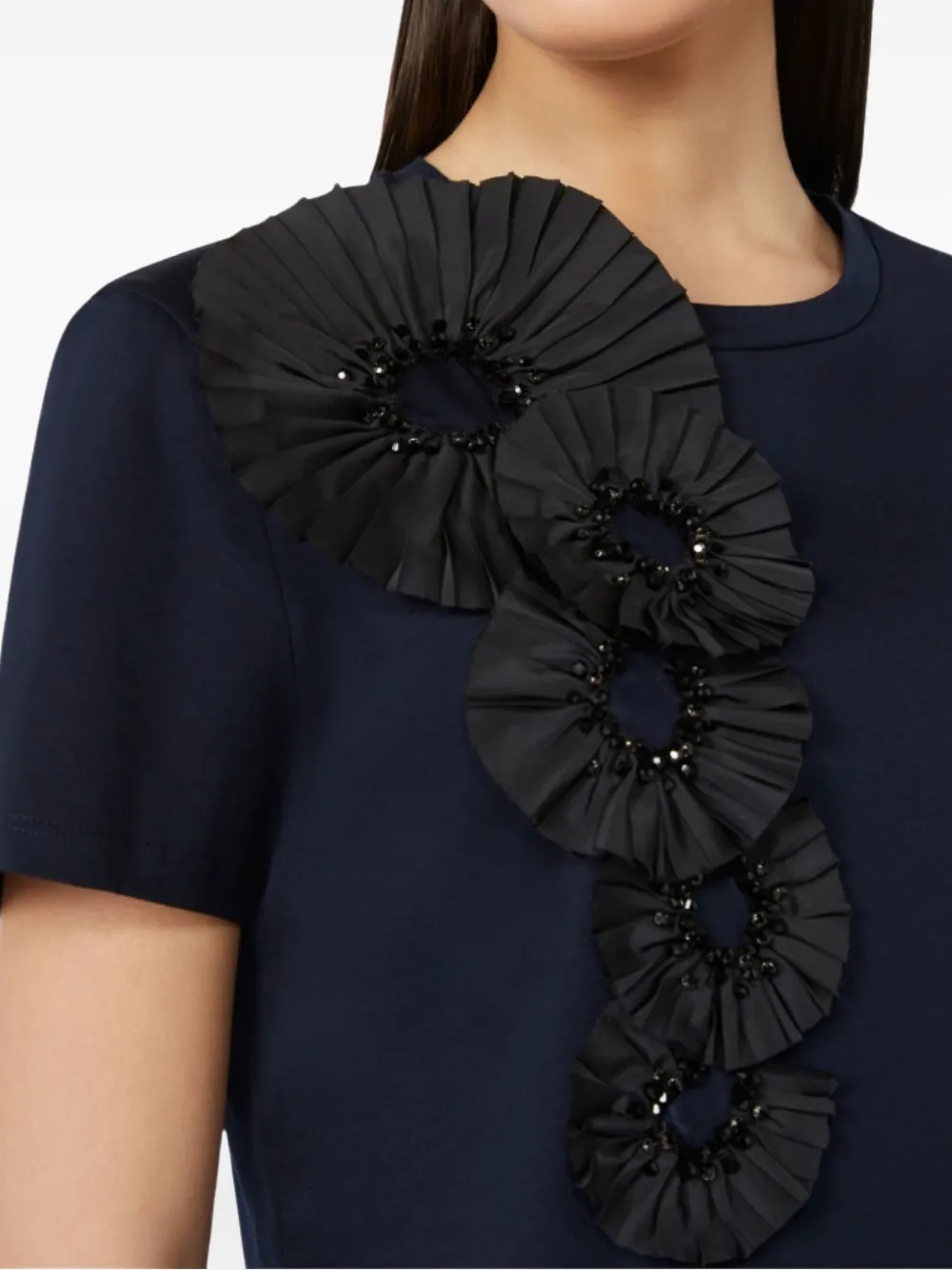 Max Mara Pontile T-shirt met korte mouwen Blauw