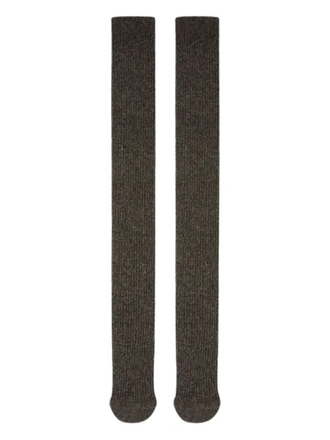 Max Mara calcetines tejidos de canalé Parisian