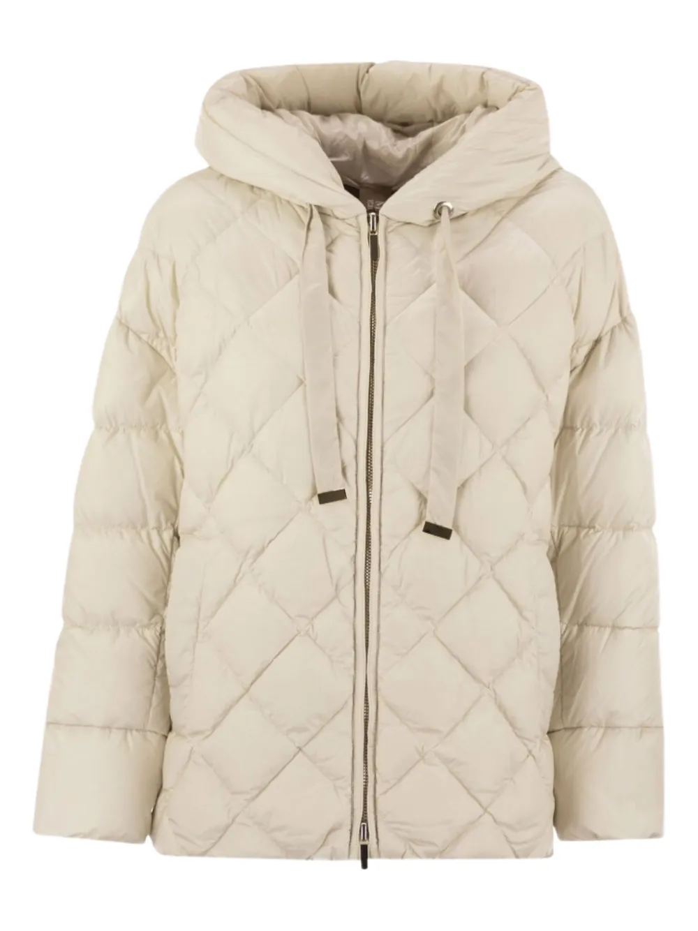 Max Mara quilted hooded jacket | Neutrals | Image 1
