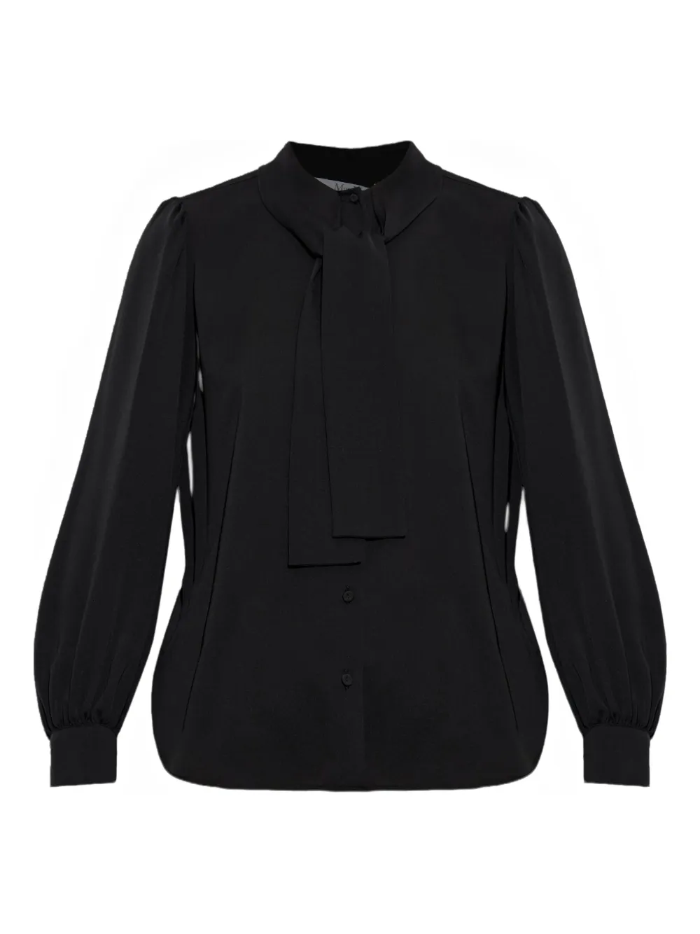 Max Mara blusa con cierre de lazo | negro | Image 1