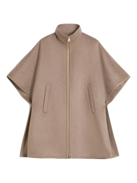 Max Mara Oca zip pocket cape 
