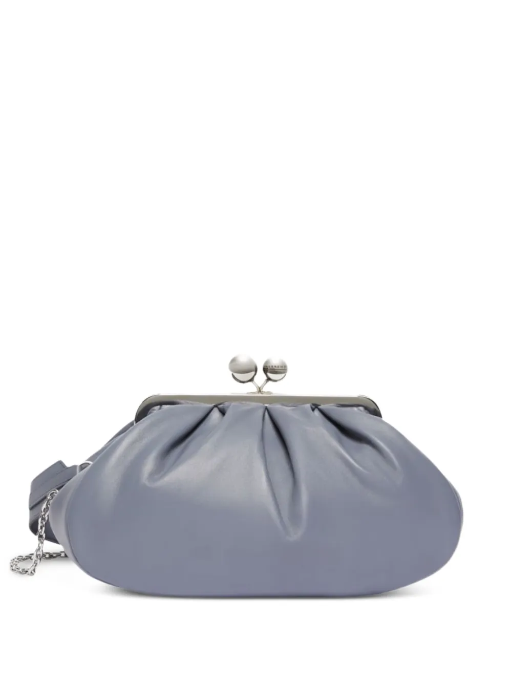 Weekend Max Mara small Prati Pasticcino pleated frame-clasp clutch bag | Blue | Image 1