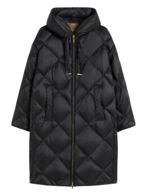Max Mara abrigo capitonado con capucha