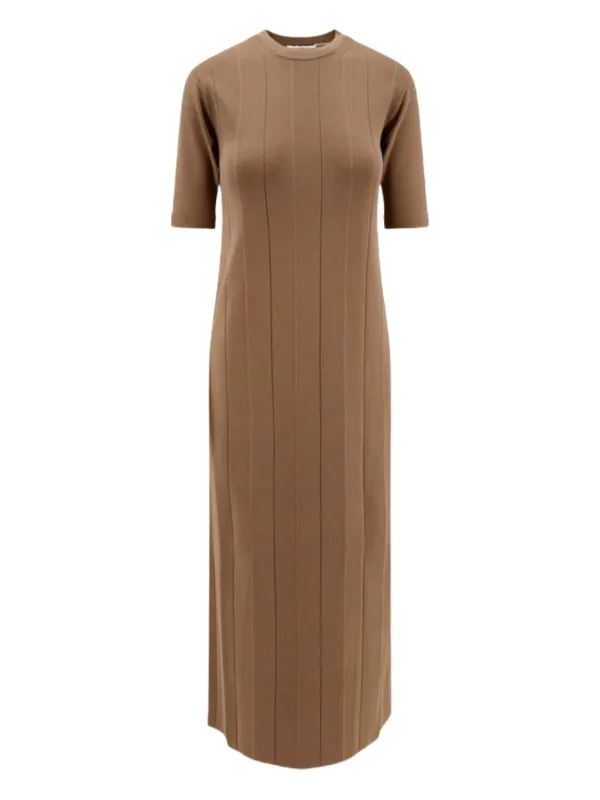 max mara knit dress Weekend Max Mara | Woman - Milano-knit jersey dress - Navy
