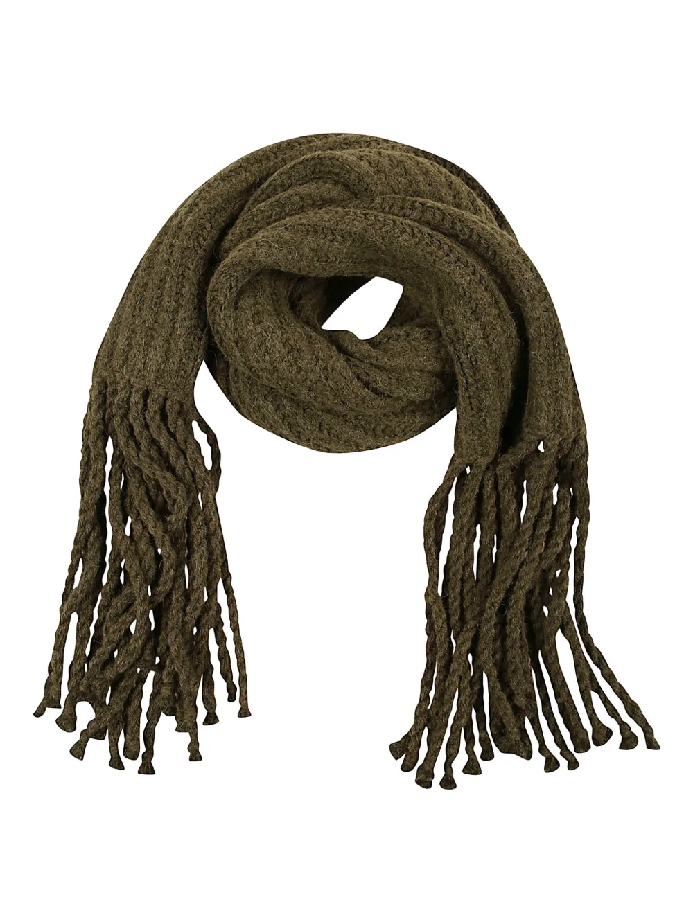 IRO fringed scarf - Verde