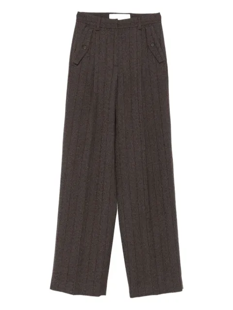 Golden Goose pinstripe virgin-wool trousers