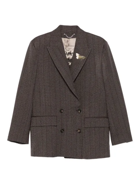 Golden Goose blazer a rayas diplomáticas
