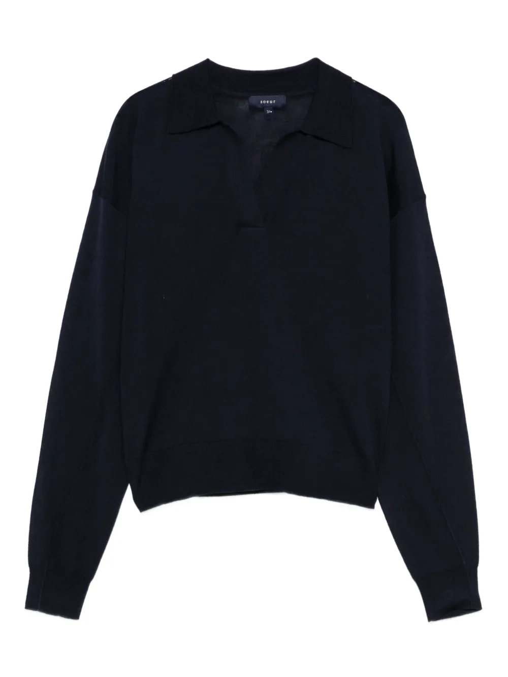 Soeur polo-neck sweater | Blue | Image 1