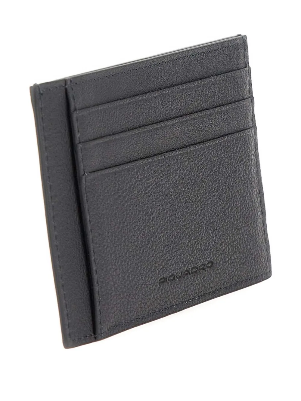 PIQUADRO logo card holder Blauw