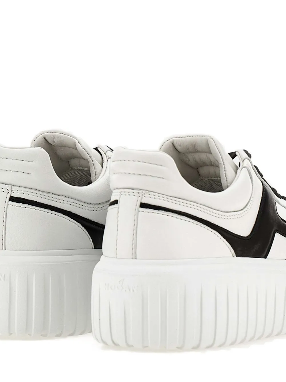 Hogan logo-patch platform sneakers White