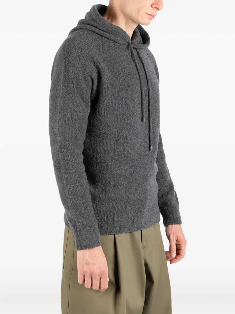 Société Anonyme Paul gebreide hoodie Grijs