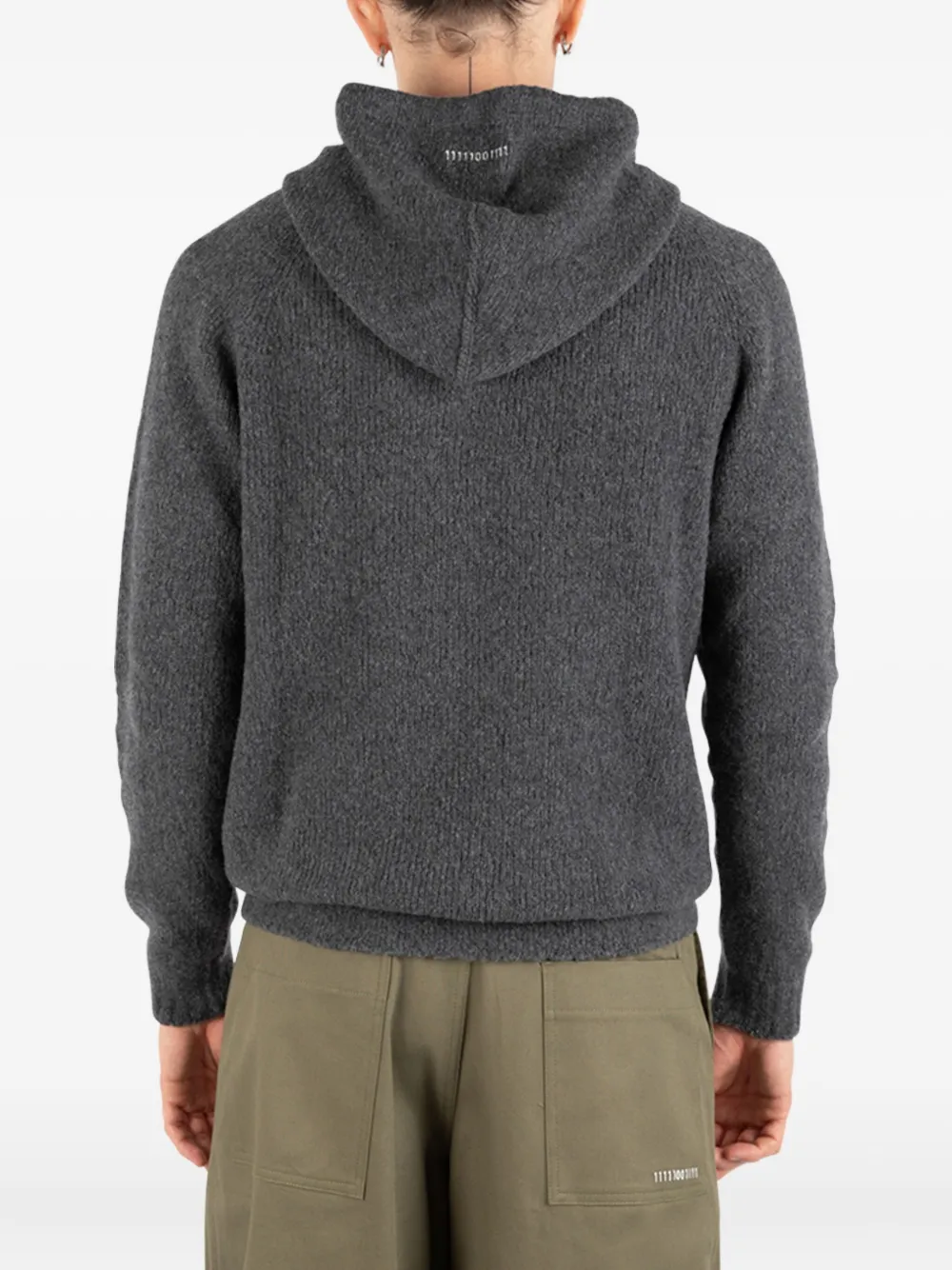 Société Anonyme Paul gebreide hoodie Grijs