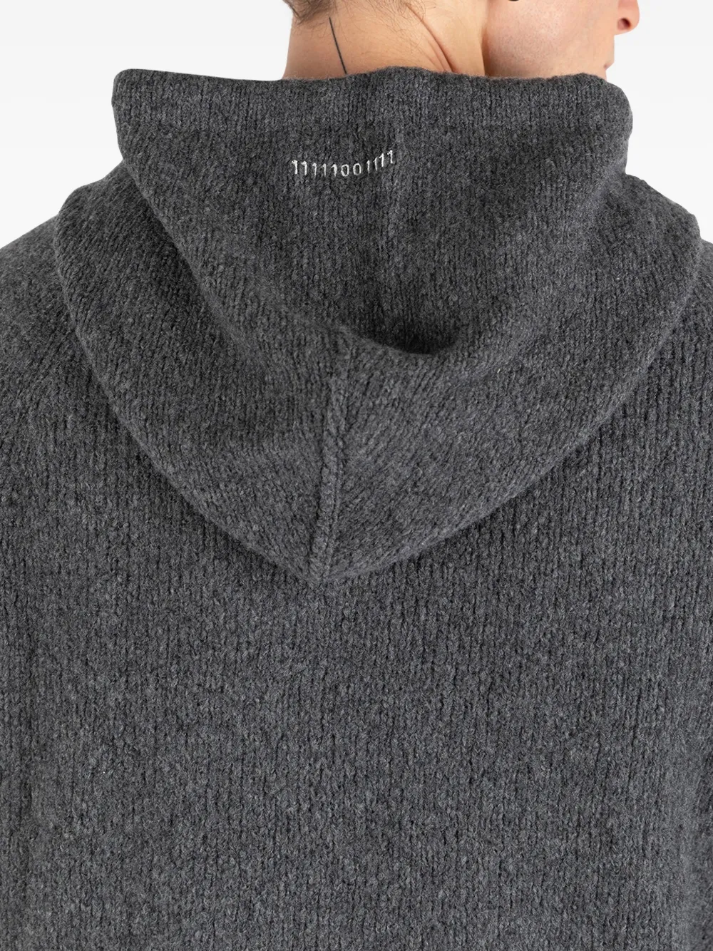 Société Anonyme Paul gebreide hoodie Grijs