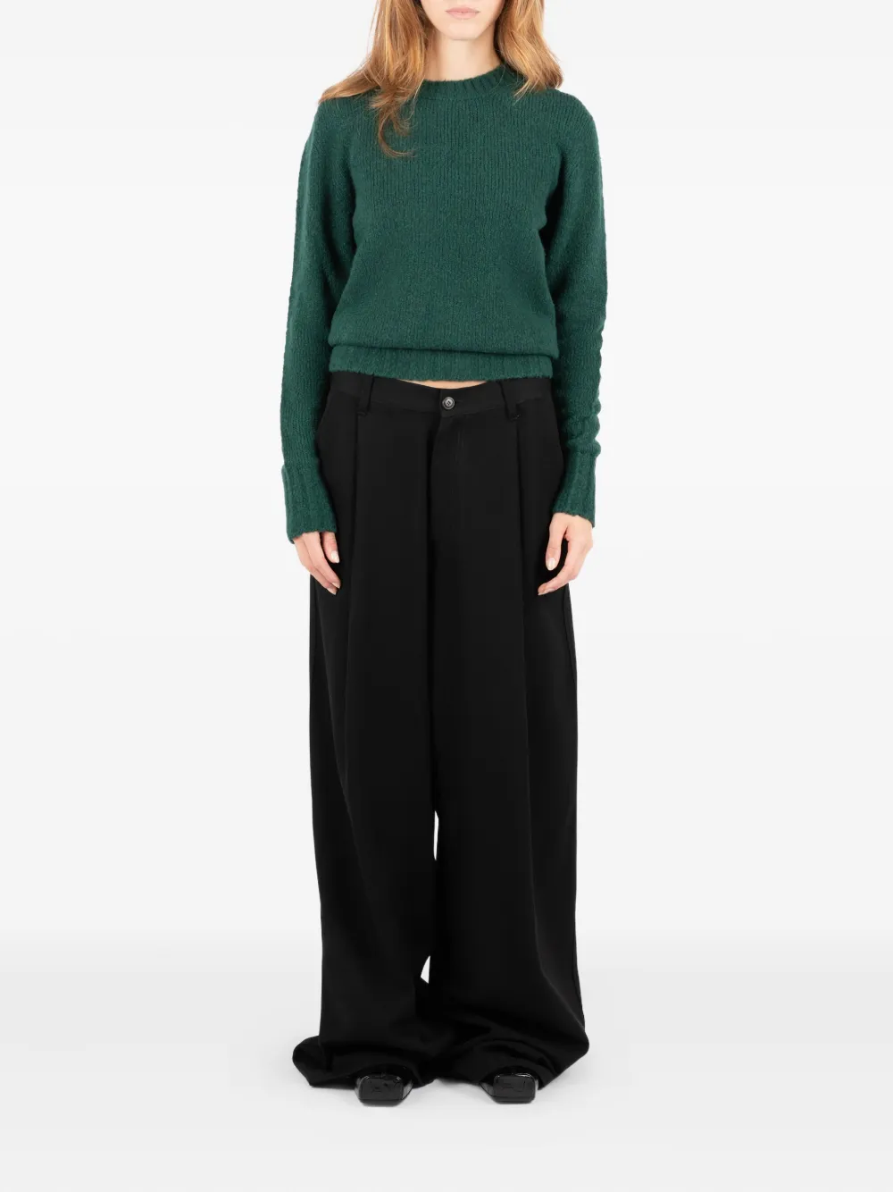 Société Anonyme Peggy Crew-neck Sweater In Green