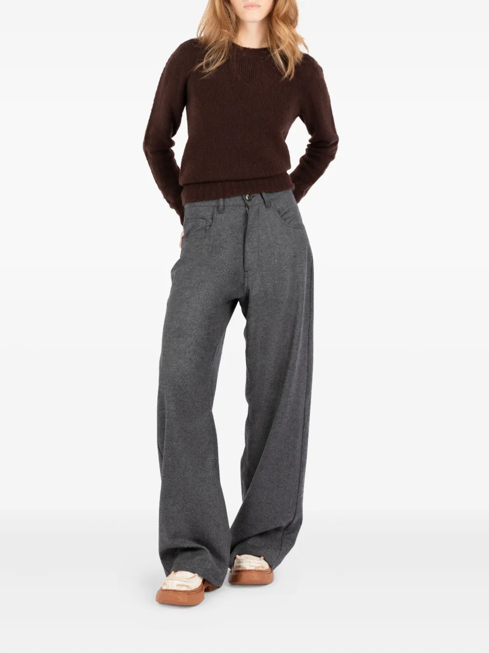 Société Anonyme Peggy Sweater In Burgundy