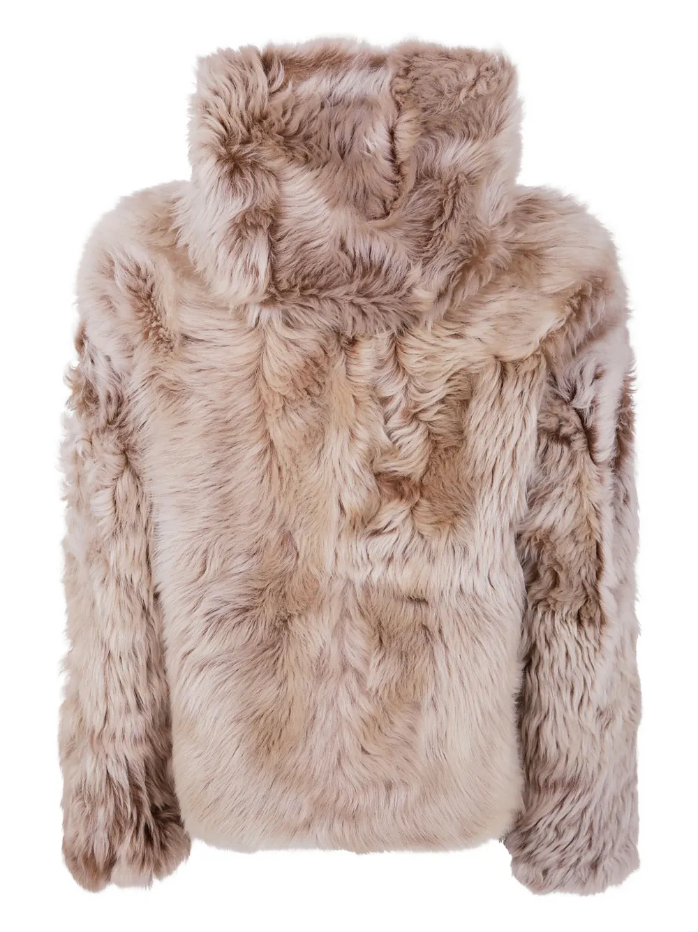 Yves Salomon hooded lamb-fur jacket | Oversized Jackets | Image 2