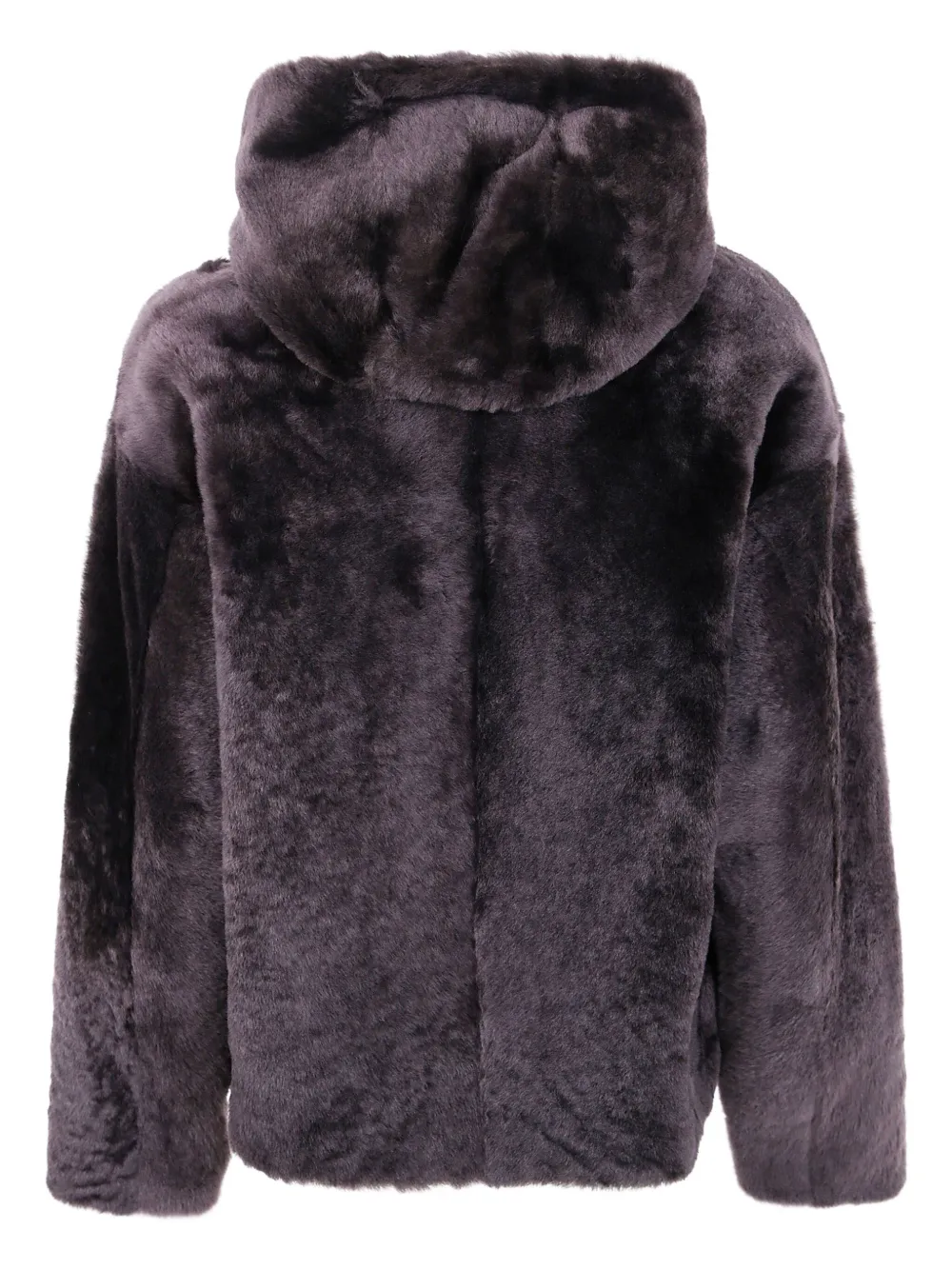 Yves Salomon hooded lamb-fur jacket | Oversized Jackets | Image 2