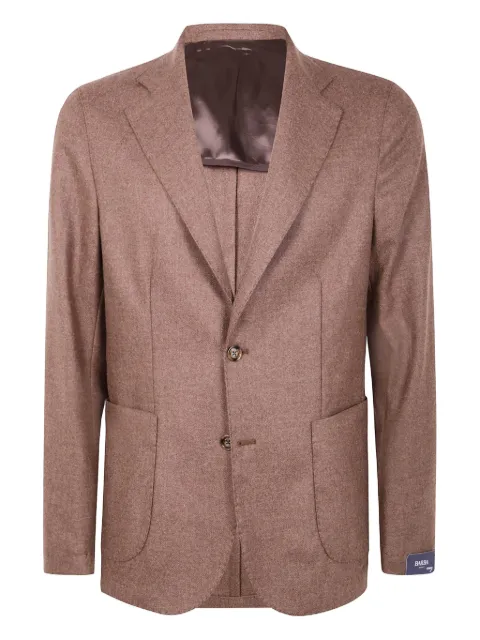 Barba patch-pocket wool blazer