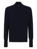 Ballantyne half-zip cashmere polo shirt - Blue