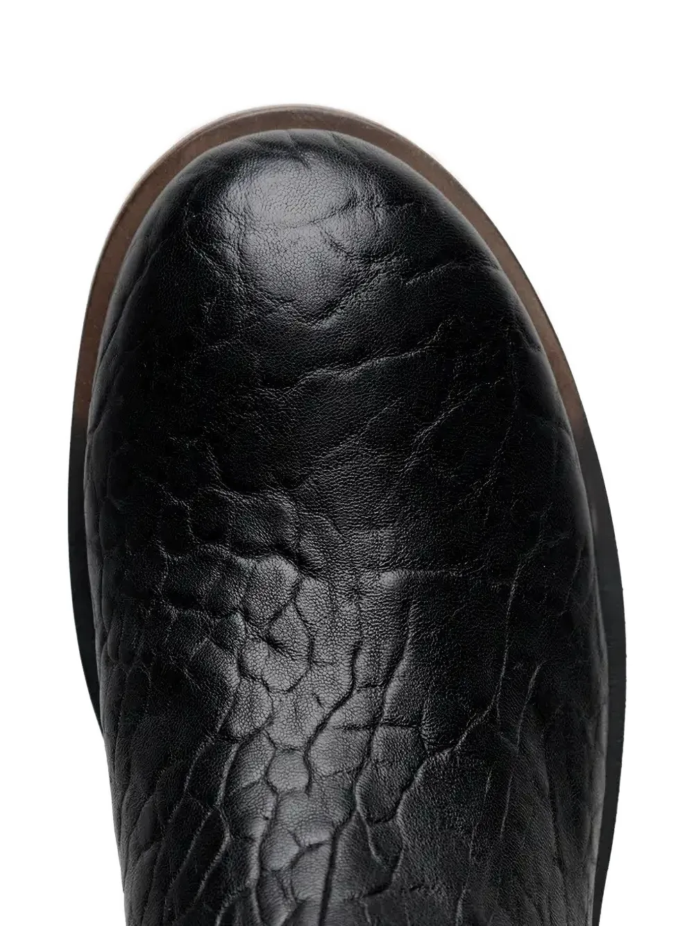 Uma Wang Textured Chelsea Boots In Black