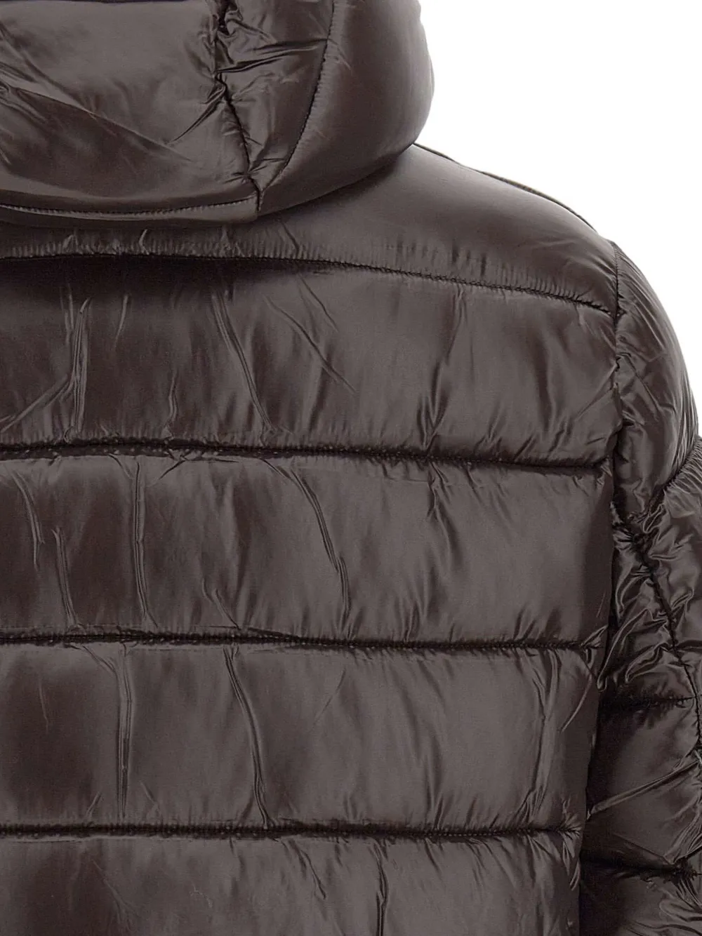 Save The Duck slouch-hood quilted jacket Bruin
