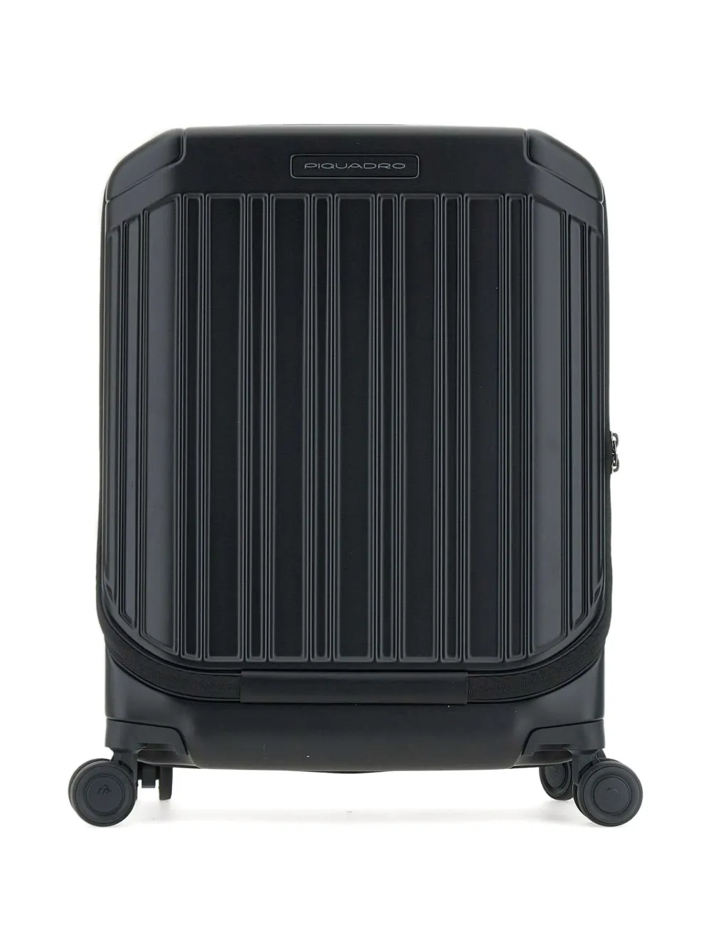 PIQUADRO striped-pattern luggage Zwart