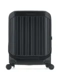 PIQUADRO striped-pattern luggage - Black