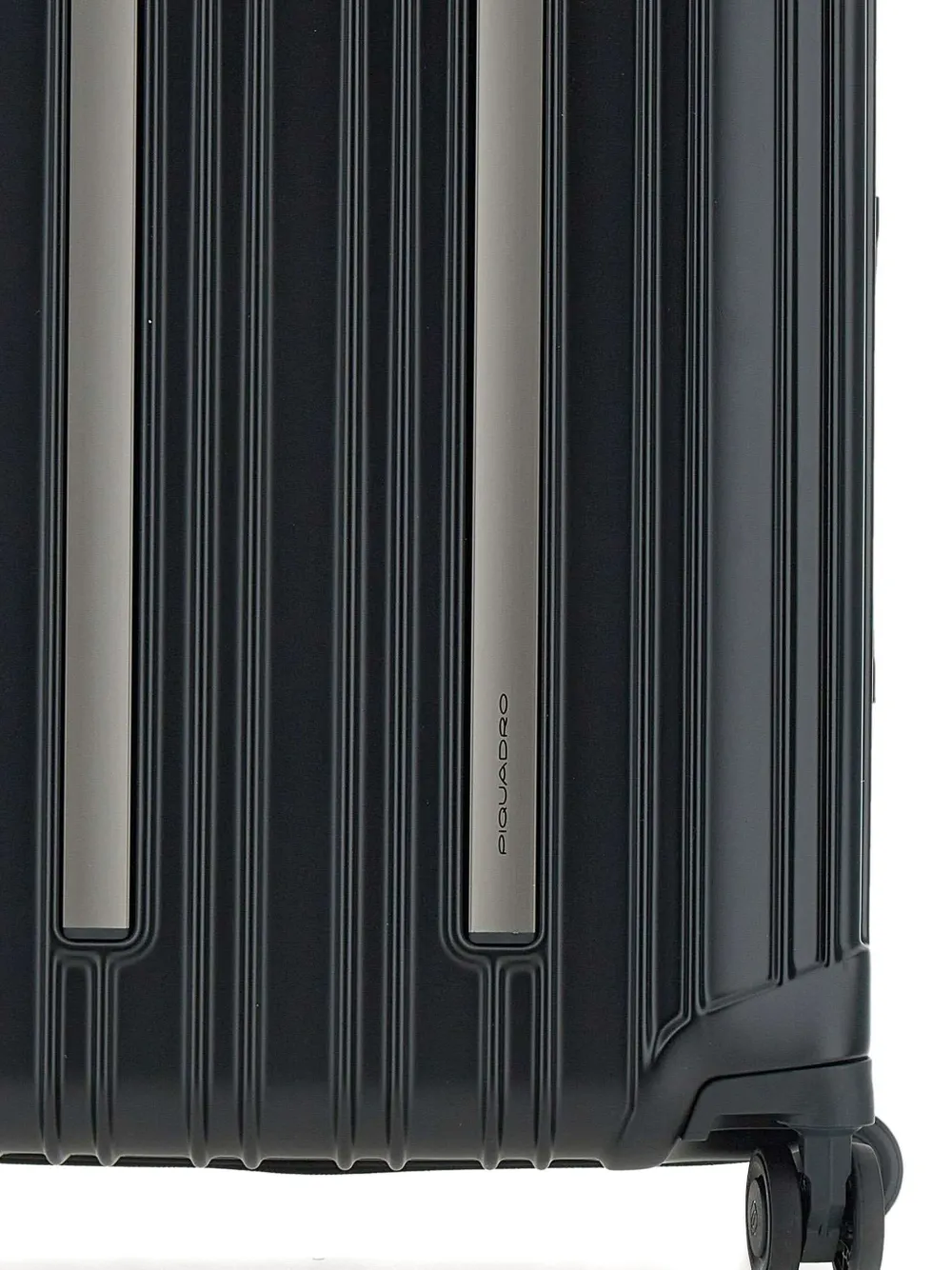 PIQUADRO striped-pattern luggage Zwart