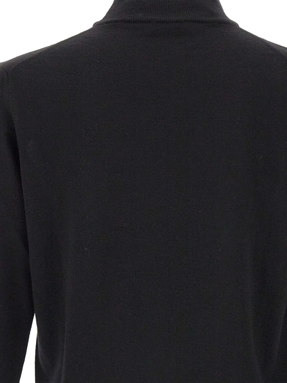 Kangra mock-neck ribbed-cuff sweater Zwart
