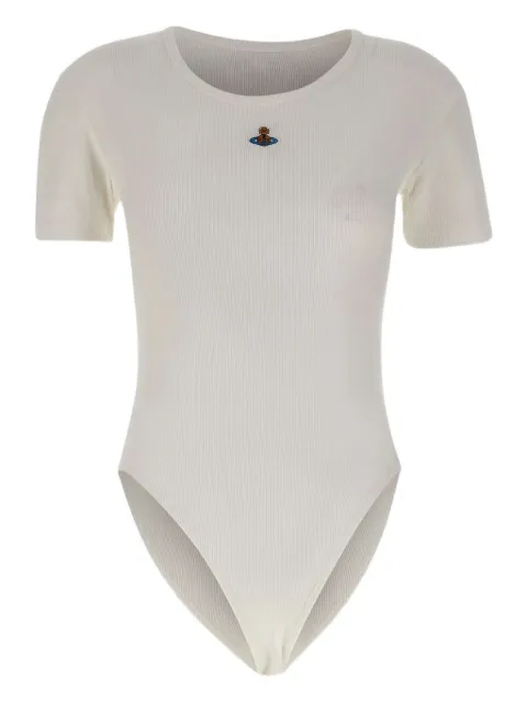 Vivienne Westwood orb-embellished ribbed bodysuit