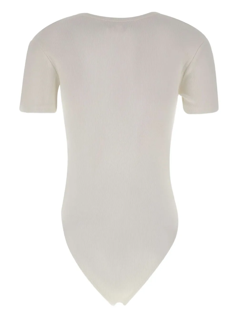 Vivienne Westwood orb-embellished ribbed bodysuit Wit